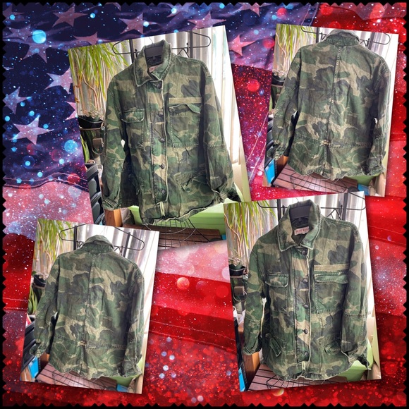 Free People “Seize D’day” Camo Jacket - Picture 4 of 6